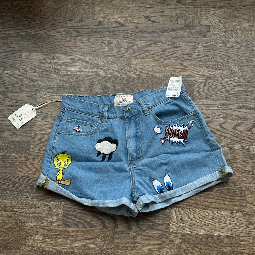 Looney Tunes Womens Jean Shorts